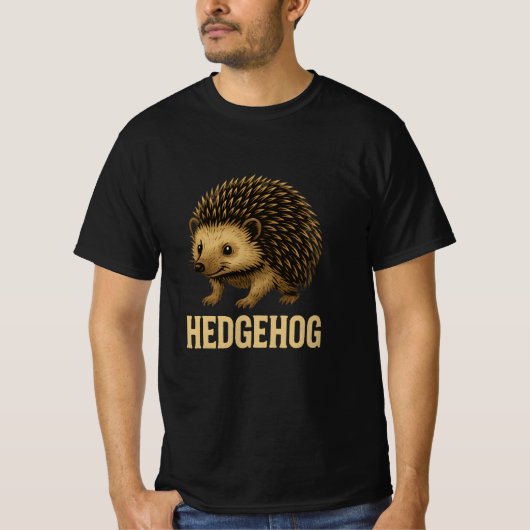 Cute Hedgehog T-Shirt (Vorderseite)