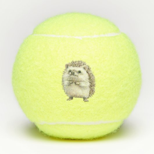 Cute Hedgehog Tennisbälle (Vorderseite)