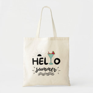 Cute Hello Summer Beach Tragetasche