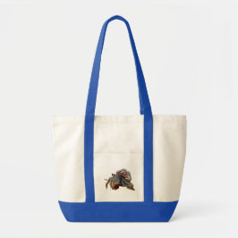 Cute Hermit Crab Beach Tote Bag #Barefoot-at-Heart Tragetasche