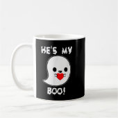 Cute He's my boo! ghosthirt by Halloween Hugs Kaffeetasse (Links)
