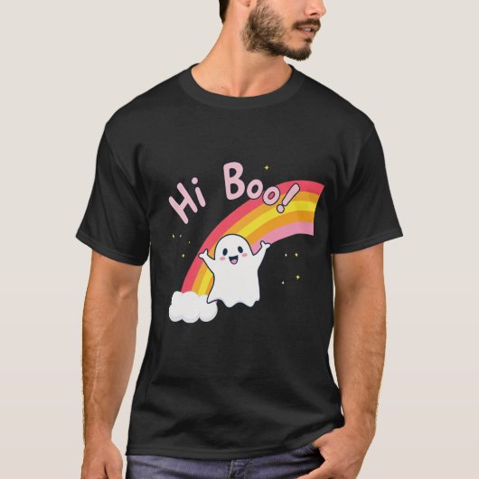 Cute "Hi Boo!" T-Shirt (Vorderseite)