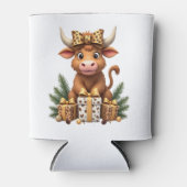Cute Highland Cow Christmas Santa Highland Cow Lov Dosenkühler (Vorderseite)