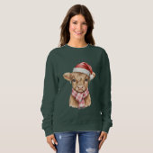 Cute Highland Cow Christmas Sweatshirt (Vorne ganz)