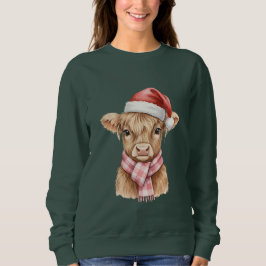 Cute Highland Cow Christmas Sweatshirt