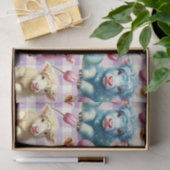 Cute Highland Cow Easter Pastel Eggs Seidenpapier (Geschenk)