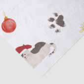 Cute Holiday Cat Pattern Seidenpapier (Ausschnitt)