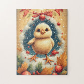Cute Holiday Chick Puzzle (Vertikal)