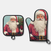 Cute Holiday Design Ofenhandschuh & Topflappen-Set (Vorderseite)