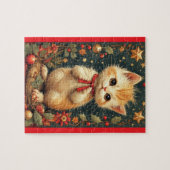 Cute Holiday Kitten Puzzle (Horizontal)