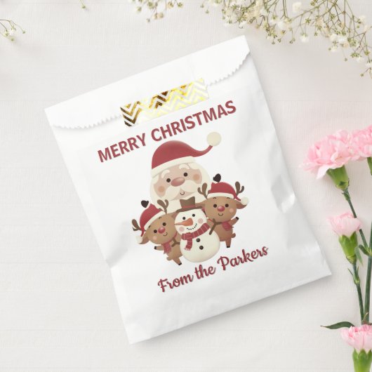 Cute Holiday  personalized favor gift bag  Geschenktütchen (Versiegelt)