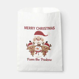 Cute Holiday  personalized favor gift bag  Geschenktütchen