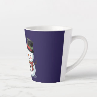 Cute Holiday Reindeer & Snowman Milchtasse