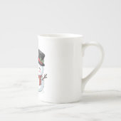 Cute Holiday Reindeer & Snowman Porzellantasse (Rechts)