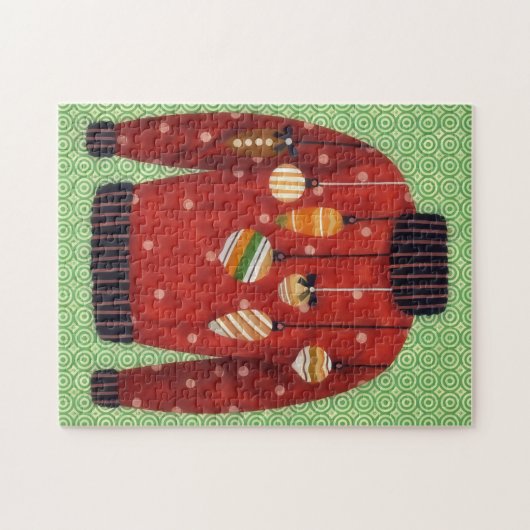 Cute Holiday Ugly Sweater Puzzle Art (Horizontal)