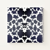 Cute Holy Cow, It's A Girl Baby Shower Guest Book Notizblock (Rückseite)