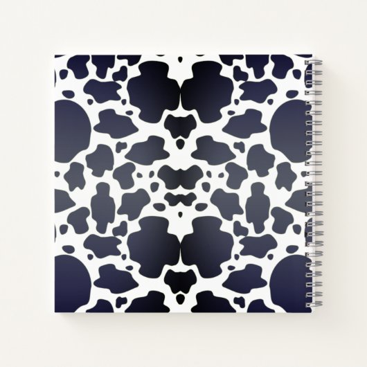 Cute Holy Cow, It's A Girl Baby Shower Guest Book Notizblock (Rückseite)