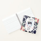 Cute Holy Cow, It's A Girl Baby Shower Guest Book Notizblock (Innenseite)