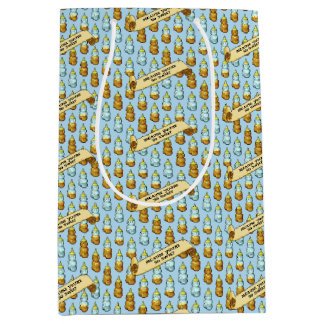 Cute Honey Bear Because You're So Sweet 80s Retro Mittlere Geschenktüte