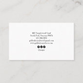 Cute Honey Bee Apiary Beekeeper Honey Products  Visitenkarte (Rückseite)