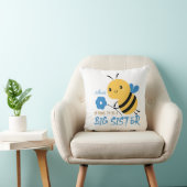 Cute Honey Bee Big Sister Name Custom  Kissen (Stuhl )