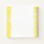 Cute Honey Bumblebee Baby Shower Guest Book Notizblock (Rückseite)