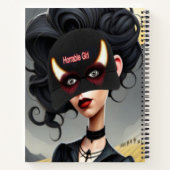 Cute Horrible girl  Notizblock (Rückseite)