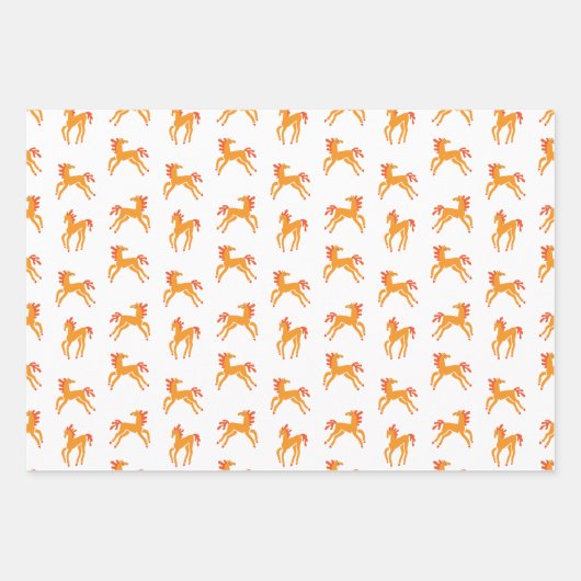 Cute horse geschenkpapier set (Vorderseite)