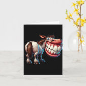 Cute Horse With Old Age Comes New Skills You Can S Karte (Gelbe Blume)