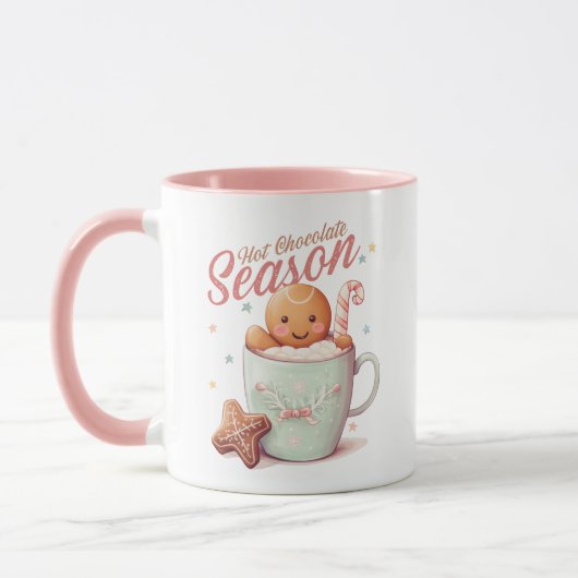 Cute Hot Chocolate Season Sweet Christmas Tasse (Links)