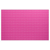 Cute Hot Pink White Hearts Dot Pattern Stoff (Yard (91,4 cm))