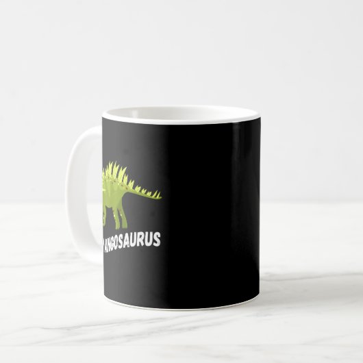 Cute Huayangosaurus Dinosaur Design  Kaffeetasse (Vorderseite Links)