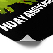 Cute Huayangosaurus Dinosaur Design  Poster (Ecke)