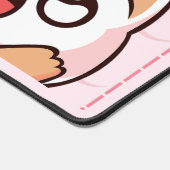 Cute Hungry Cat Desk Mat Schreibtischunterlage (Ecke)