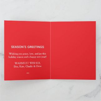 Cute Husky Dog Christmas Winter Seamless Pattern Karte