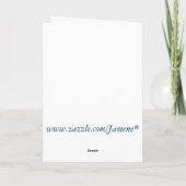 Cute husky dog foto customizable greeting card karte (Rückseite)