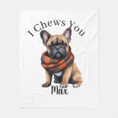 Cute I Chews You | Französische Fleece-Decke Fleecedecke (Vorderseite)