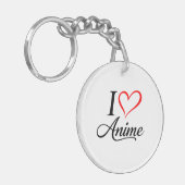 Cute I heart anime Schlüsselanhänger (Vorderseite links)