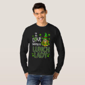 Cute I Love Being A Lunch Lady Gnome Happy St Patr T-Shirt (Vorne ganz)