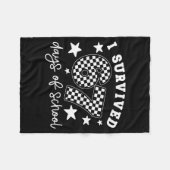 Cute I Survived 67 Days Of School Six Seven Meme T Fleecedecke (Vorderseite (Horizontal))