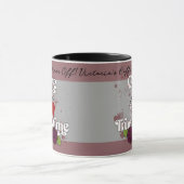 Cute & I ❤️ True Crime.–Personalized Name Tasse (Zentrum)