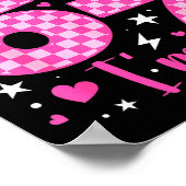 Cute I Was 6 Now I'm 7 Year Old Birthday Six Seven Poster (Ecke)