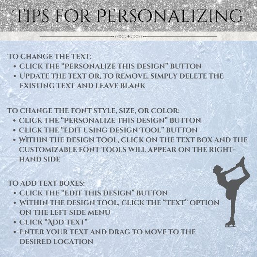 Cute Ice Rink Party Figure Skating Birthday Einladung