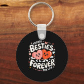 Cute Ies Forever Hearts Friendship Girls Valentine Schlüsselanhänger (Vorderseite)