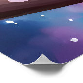 Cute illustration of a koala poster (Ecke)