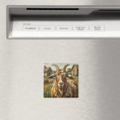 Cute Impastos Farm Animal Goat   Magnet (In Situ (Geschirrspüler))