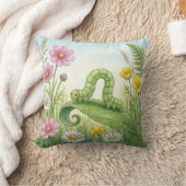 Cute Inchworm Tiny Insects  Kissen (Decke)