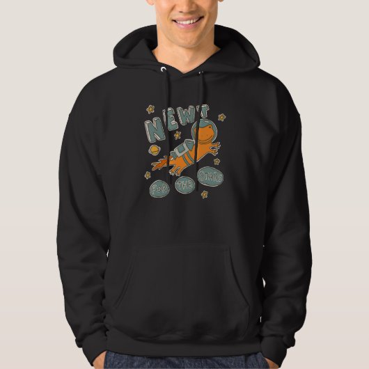 Cute Inspirational Newt Art Hoodie (Vorderseite)