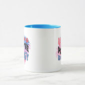 Cute inspirational word art positive  tasse (Zentrum)