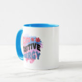 Cute inspirational word art positive  tasse (Vorderseite Links)